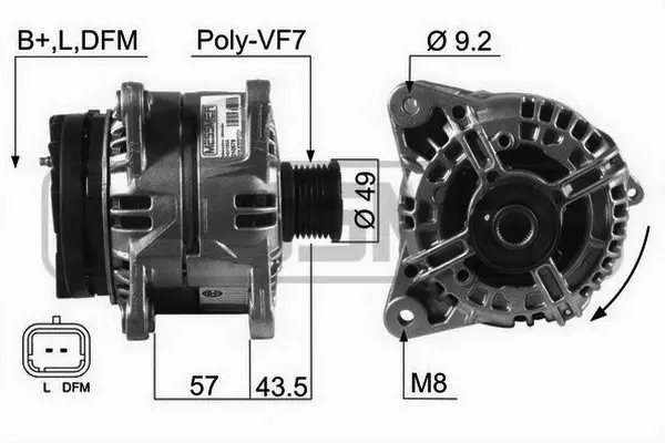 Alternator (WG2012054)