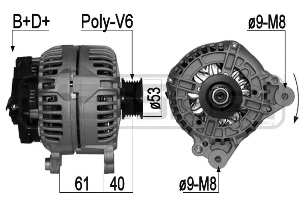 Alternator (WG2011017)