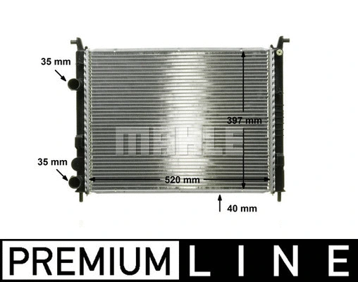 Radiator, engine cooling