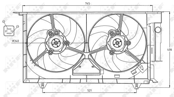 Fan, engine cooling