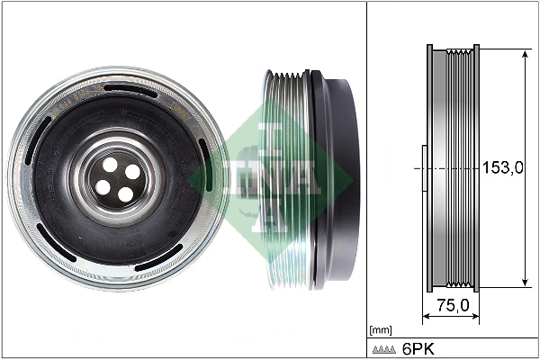 Belt Pulley, crankshaft (WG2136894)