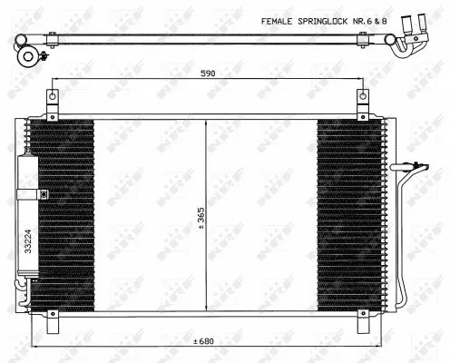 Condenser, air conditioning (WG2161037)