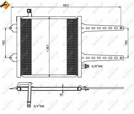 Condenser, air conditioning (WG2160746)