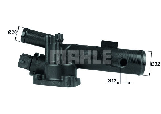 Thermostat, coolant (WG1217677)