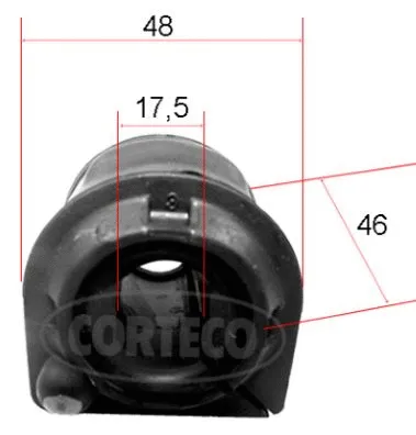 Mounting, stabiliser bar (WG1923014)