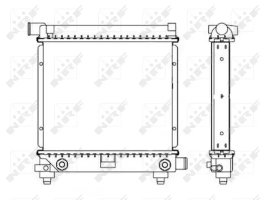 Radiator, engine cooling (WG1721693)