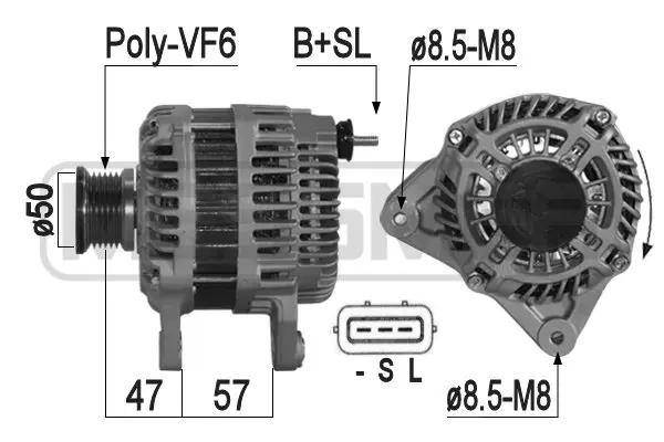 Alternator (WG2011009)