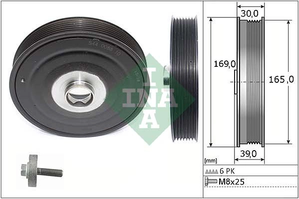 Belt Pulley Set, crankshaft (WG1966387)