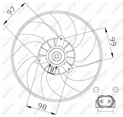 Fan, engine cooling
