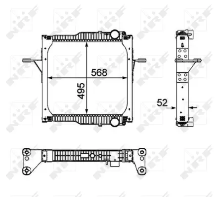 Radiator, engine cooling