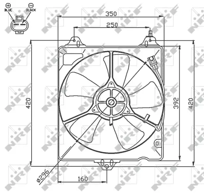 Fan, engine cooling (WG1720678)