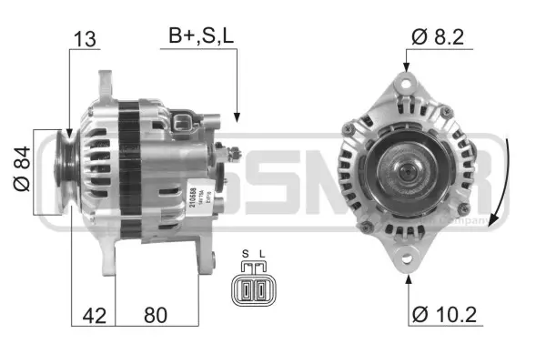 Alternator (WG2012038)