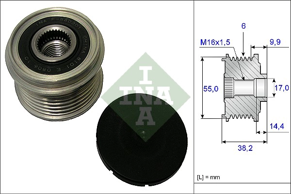 Alternator Freewheel Clutch (WG1253786)