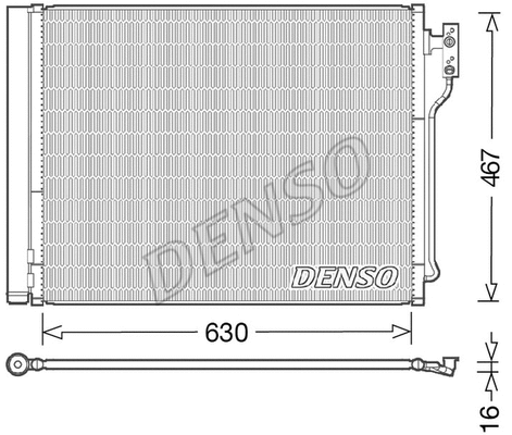 Condenser, air conditioning (WG1917132)