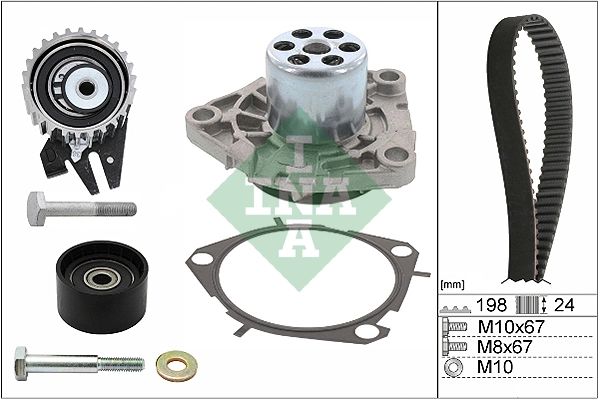 Water Pump & Timing Belt Kit (WG1710075)