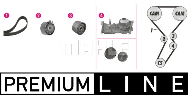 Water Pump & Timing Belt Kit