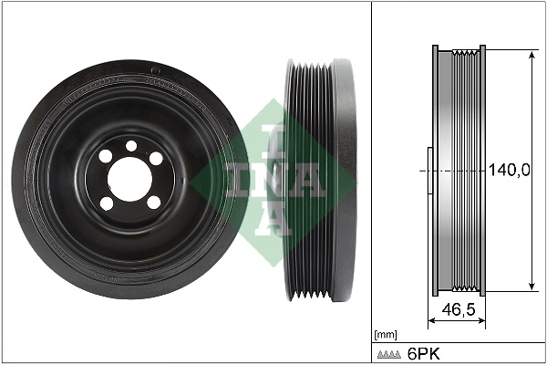 Belt Pulley, crankshaft (WG2101393)