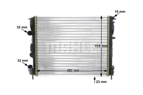 Radiator, engine cooling