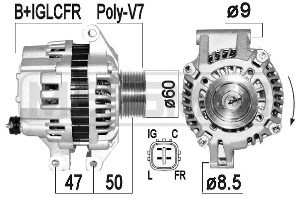 Alternator (WG2011303)