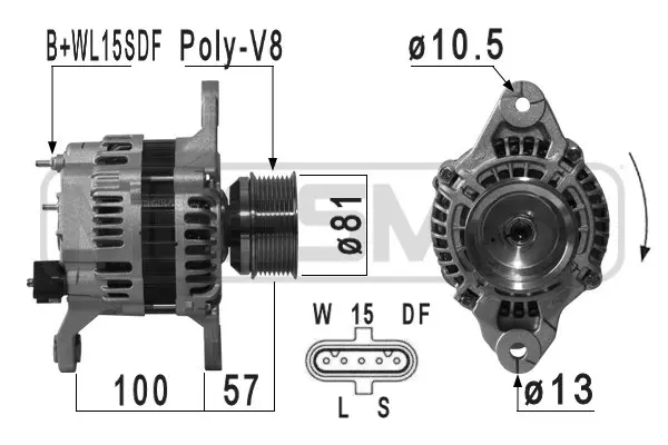 Alternator (WG2012381)