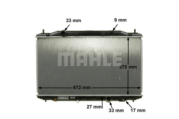 Radiator, engine cooling