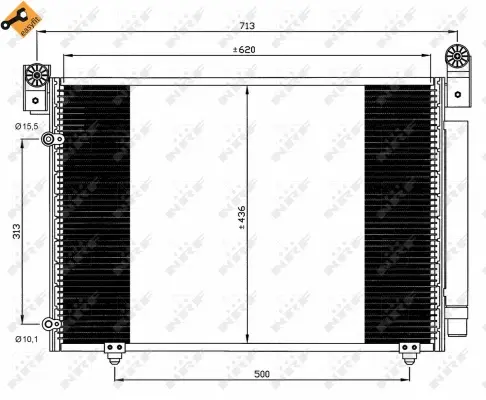 Condenser, air conditioning (WG2161027)