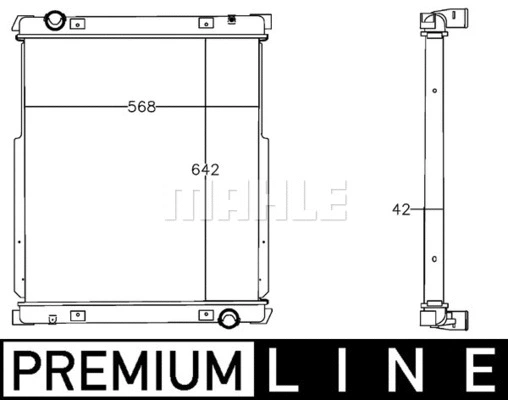 Radiator, engine cooling