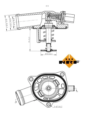 Thermostat, coolant