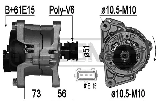 Alternator (WG2011112)