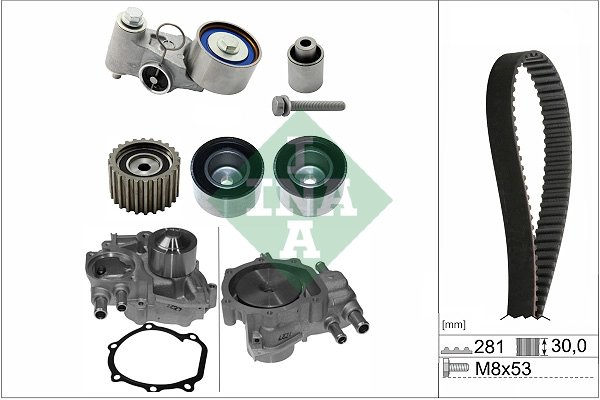 Water Pump & Timing Belt Kit (WG2216104)