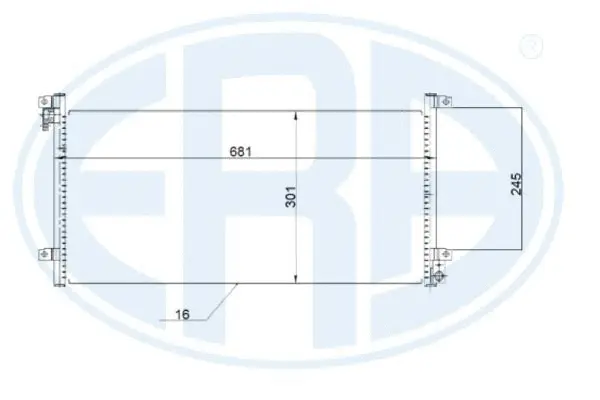 Condenser, air conditioning (WG2016824)