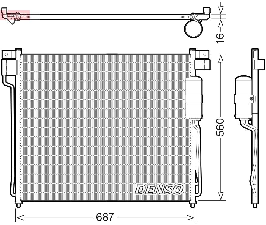 Condenser, air conditioning (WG2339182)