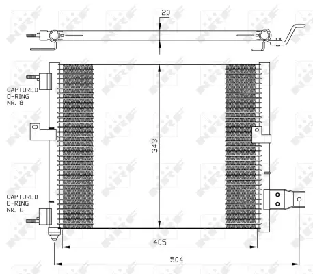 Condenser, air conditioning (WG2160863)