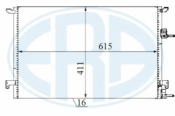Condenser, air conditioning (WG2016783)