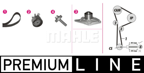 Water Pump & Timing Belt Kit