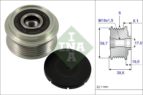 Alternator Freewheel Clutch (WG1253644)