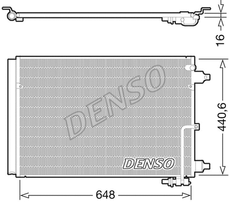 Condenser, air conditioning (WG1917098)