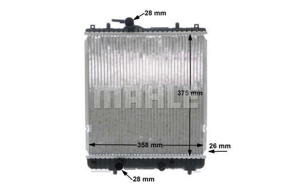 Radiator, engine cooling