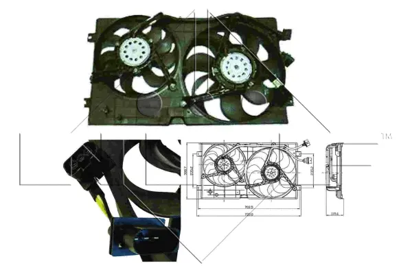 Fan, engine cooling (WG1720364)