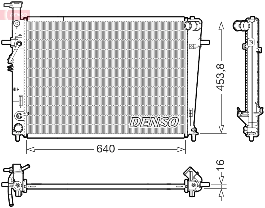 Radiator, engine cooling (WG2339245)