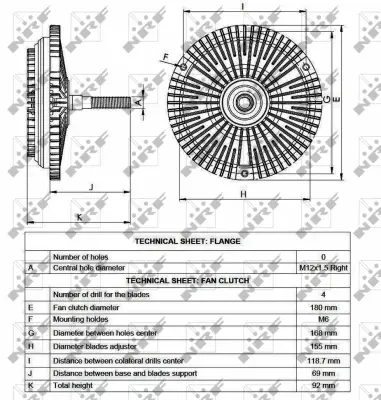 Clutch, radiator fan