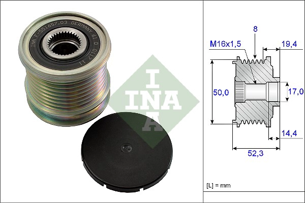 Alternator Freewheel Clutch (WG1253687)