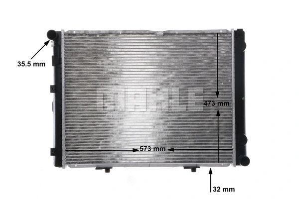 Radiator, engine cooling