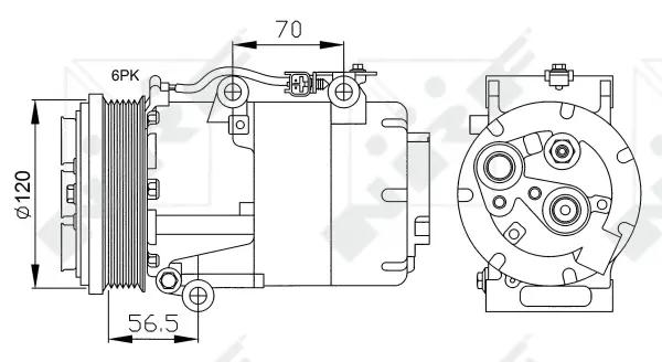 Compressor, air conditioning (WG2159261)