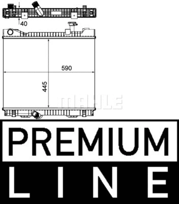 Radiator, engine cooling