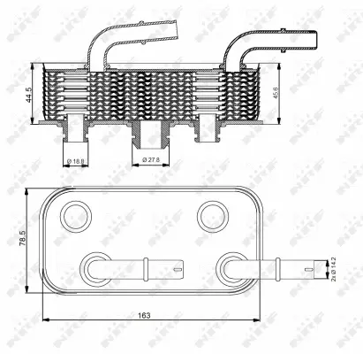 Oil Cooler, automatic transmission