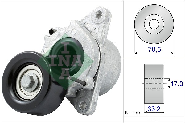 Belt Tensioner, V-ribbed belt (WG1253549)