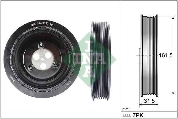 Belt Pulley, crankshaft (WG2136887)