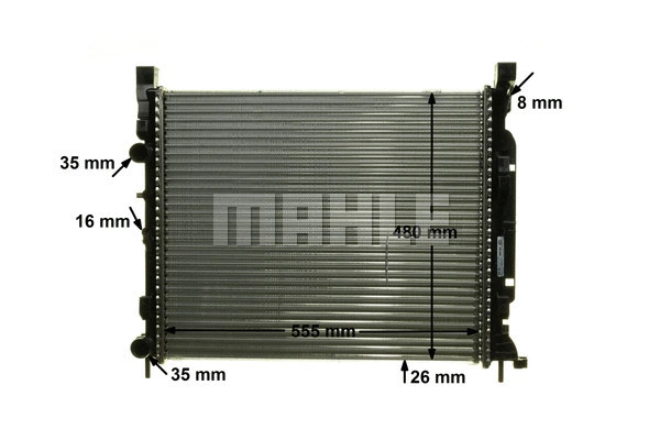 Radiator, engine cooling