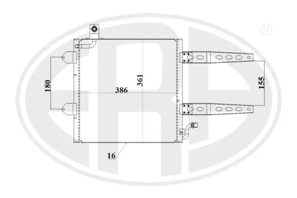 Condenser, air conditioning (WG2016818)